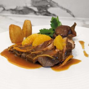 Magret de canard de la Sauvenière à l'orange