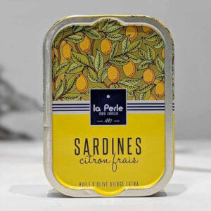 Sardines Perle des dieux huile d'olive et citron frais